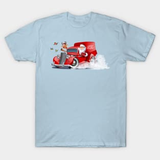 Cartoon Christmas truck T-Shirt